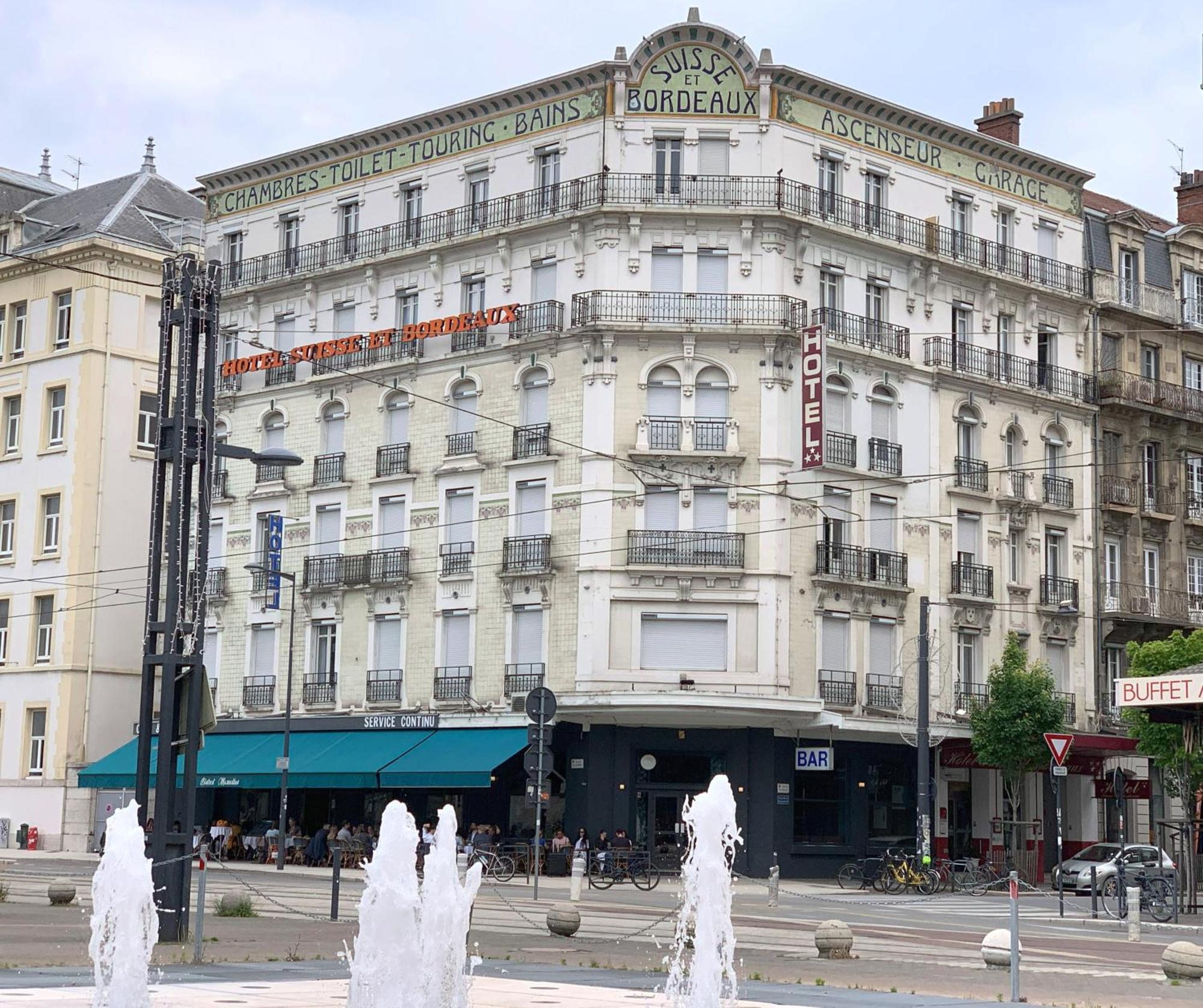 Brit Hotel Suisse Et Bordeaux - Centre Gare Grenoble Exterior foto